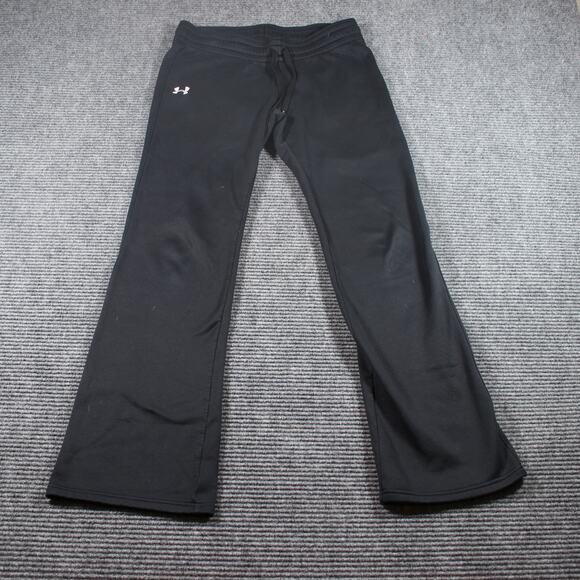 Under Armour UA Storm Fleece Bootcut Sweatpants Women’s Medium Black - Picture 1 of 8